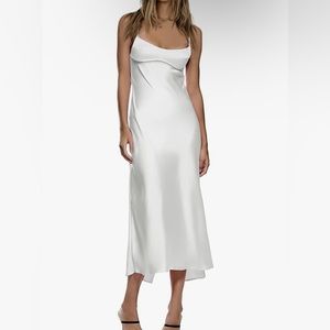 Long white dress!